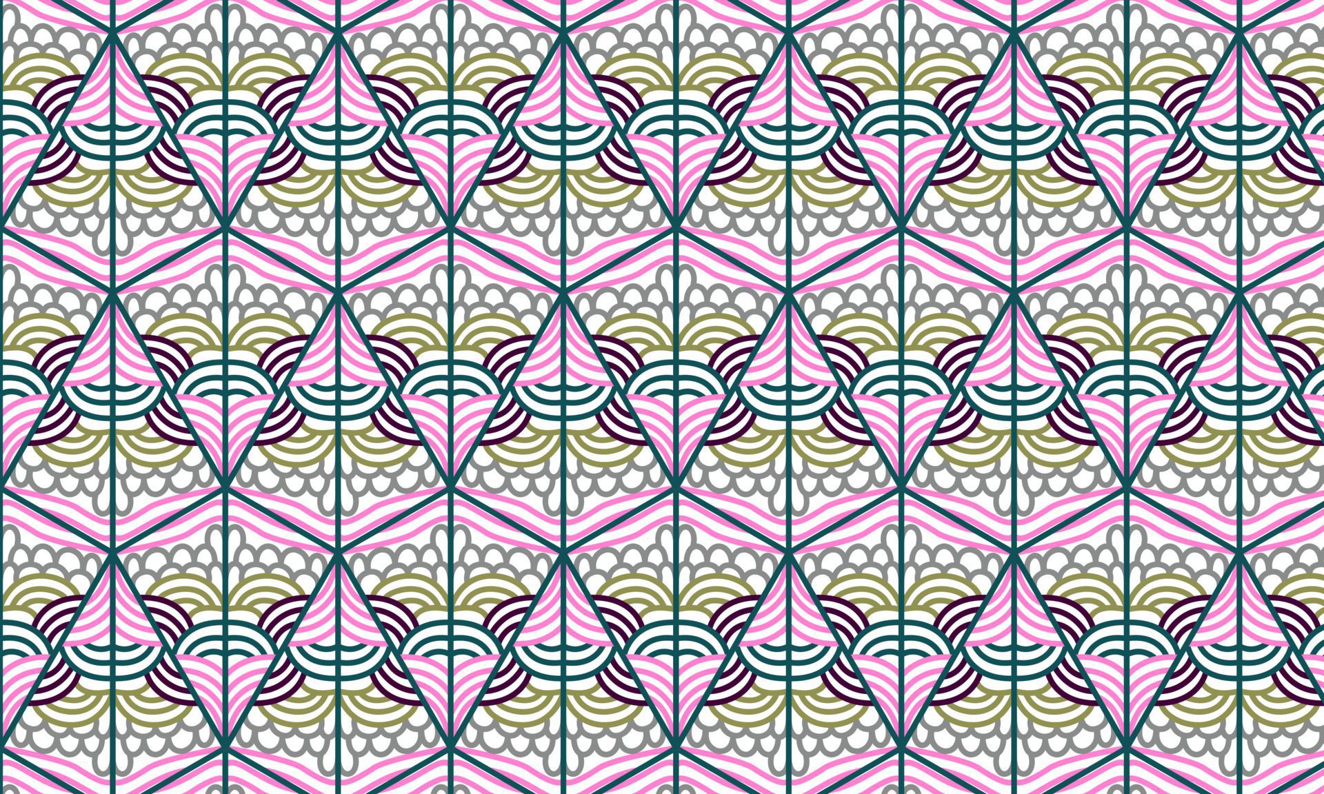 elegant ethnic pattern background Free Vector