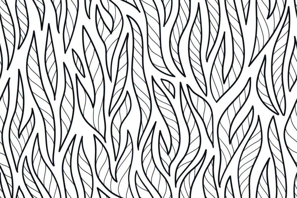 Hand drawn outline stripe seamless pattern Free Vector