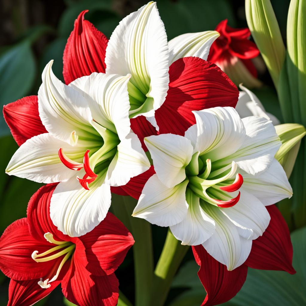 Amaryllis flowers Nature photography,HD by @ai_generated