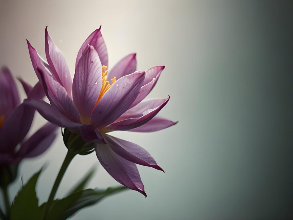 Lily flowers with beautiful blur background Stock Free