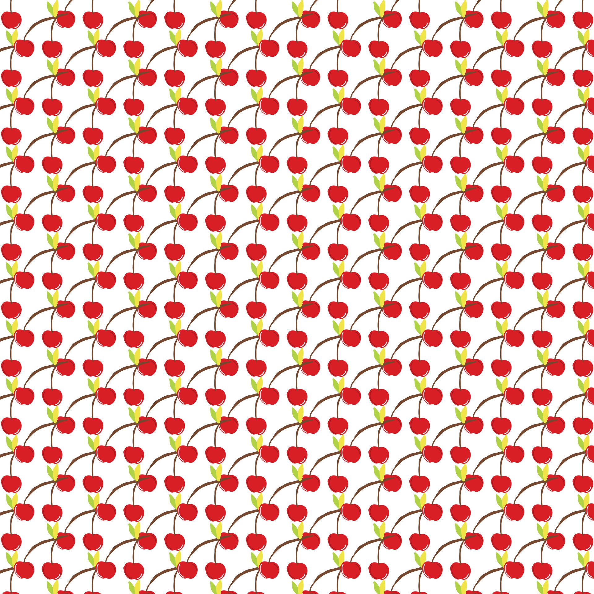 Cherry pattern background Free Vector