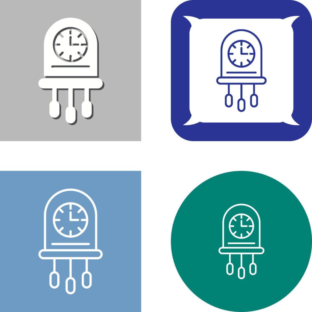 Clock Icon Design Stock Free