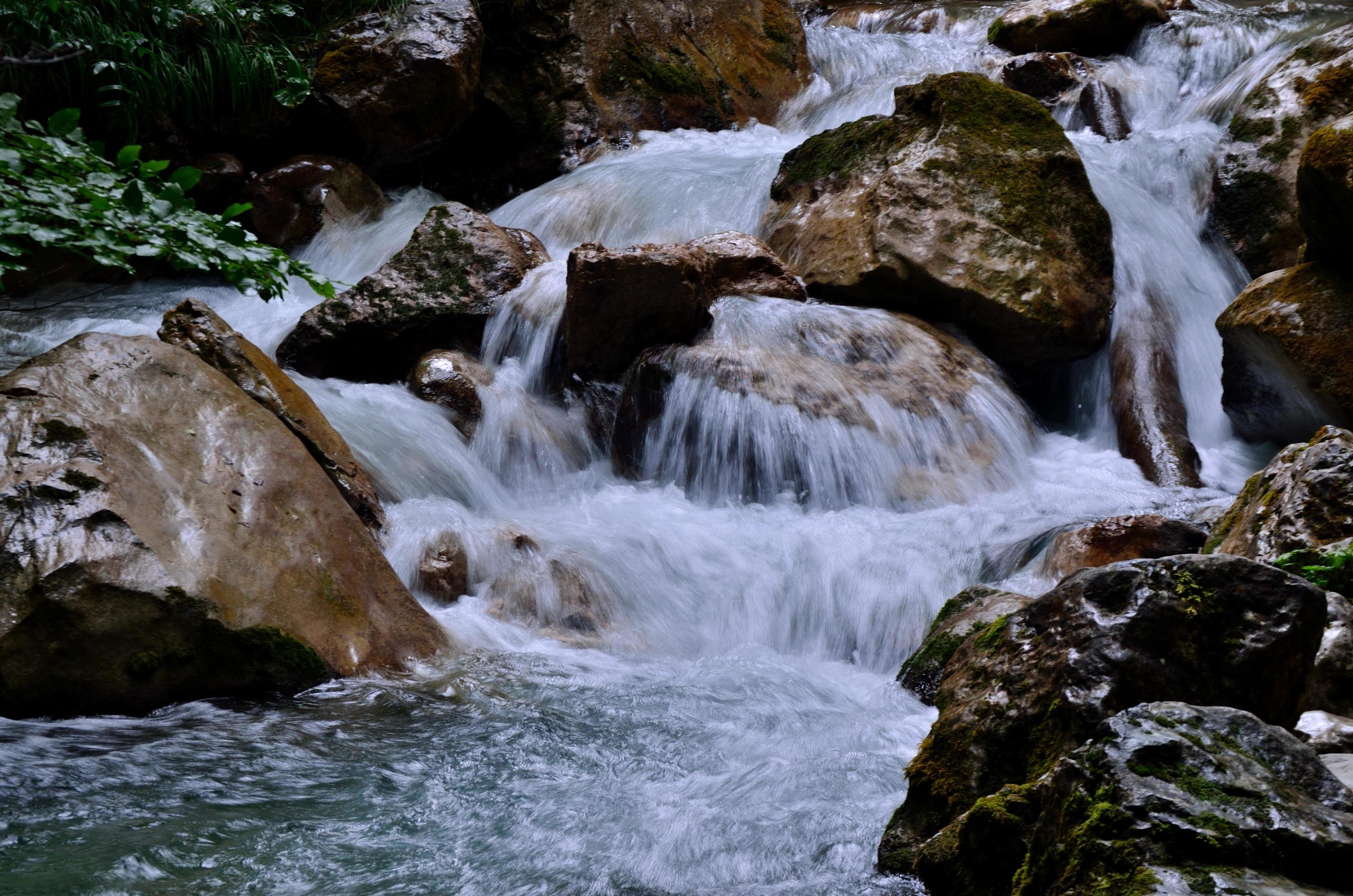 mountain river in the nature Stock Free