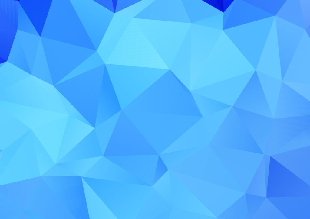 abstract blue low poly design background Free Vector