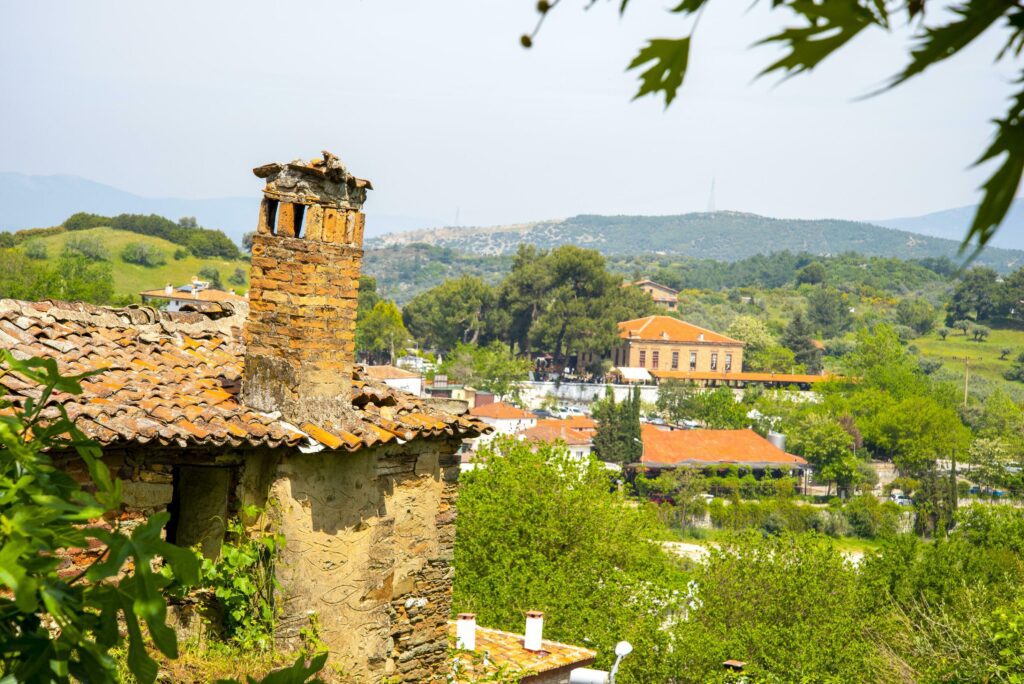 A village in Turkey on a summer and sunny day. Stock Free