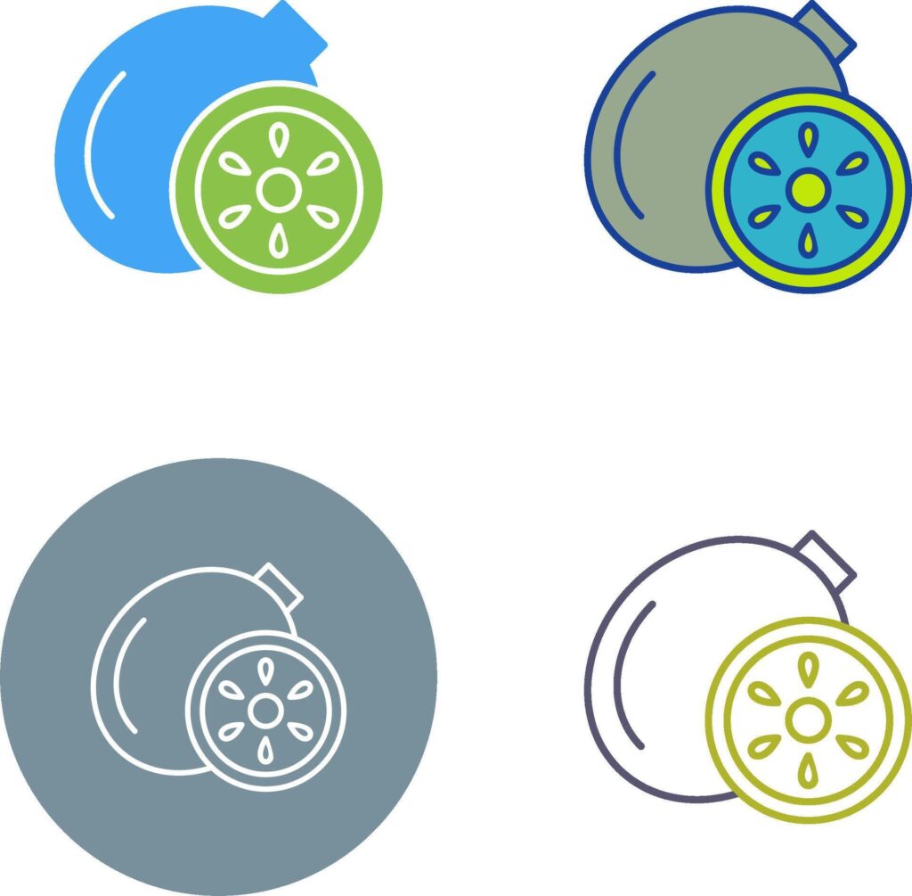 Kiwi Icon Design Stock Free