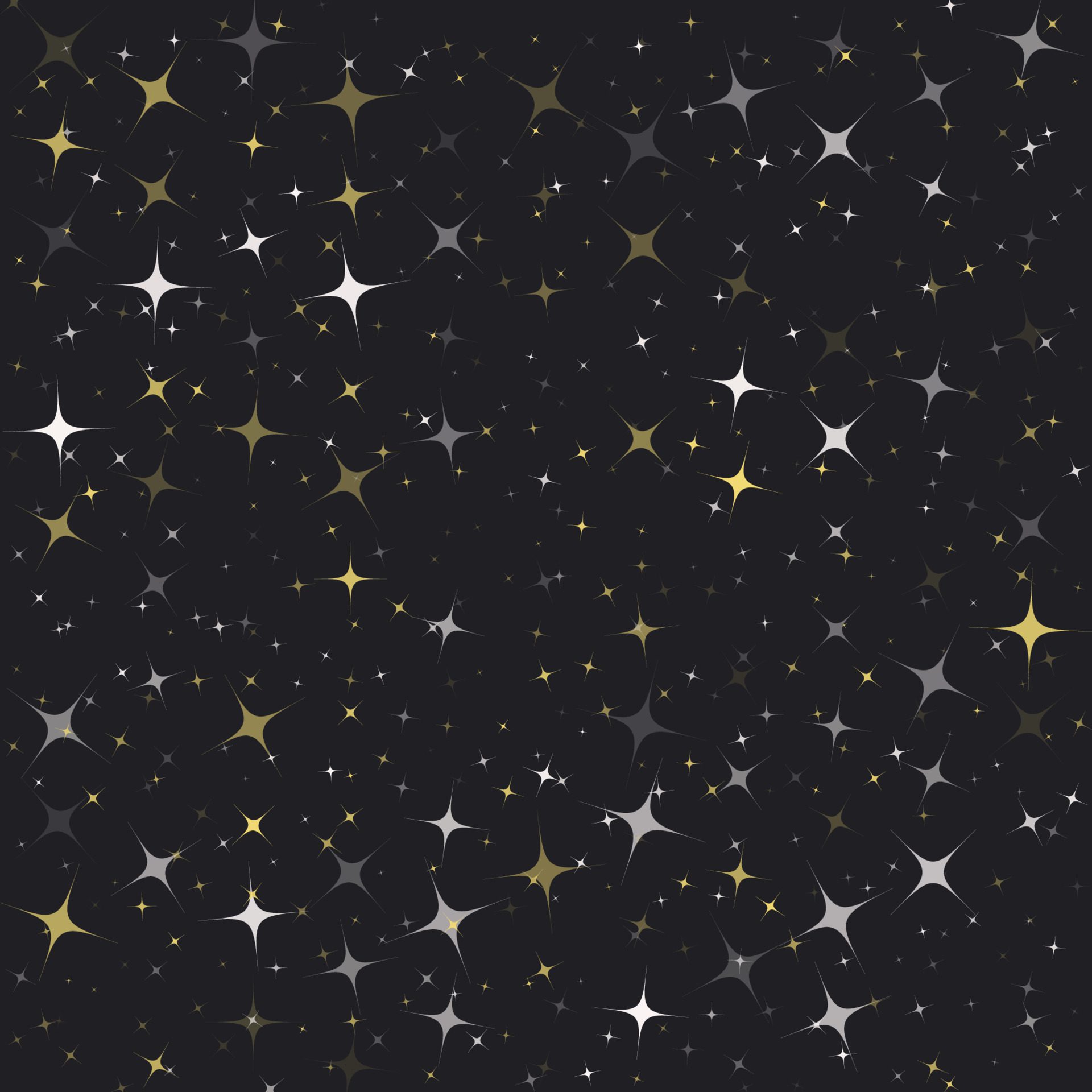 random-white-gold-color-twinkle-glitter-star-seamless-pattern-on-dark-night-sky-background-template-for-festive-decoration-elements-free-vector