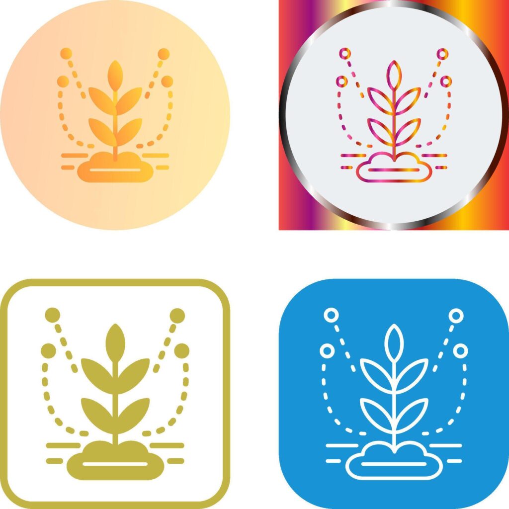 Irrigation System Icon Design Stock Free