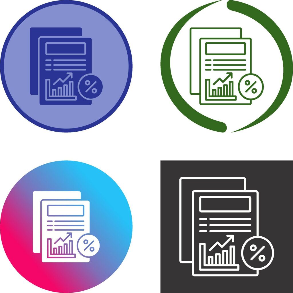 Report Icon Design Stock Free