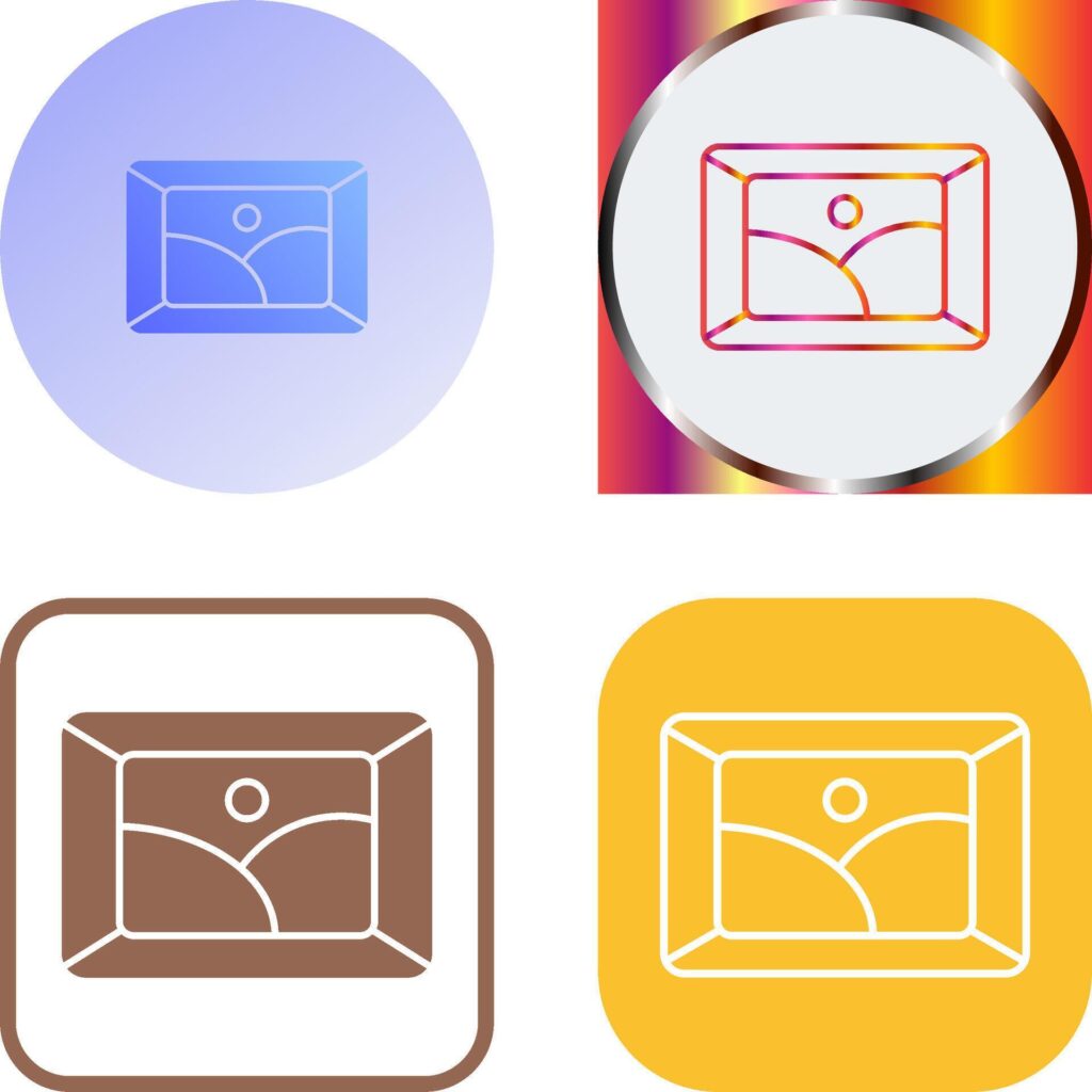 Frame Icon Design Stock Free