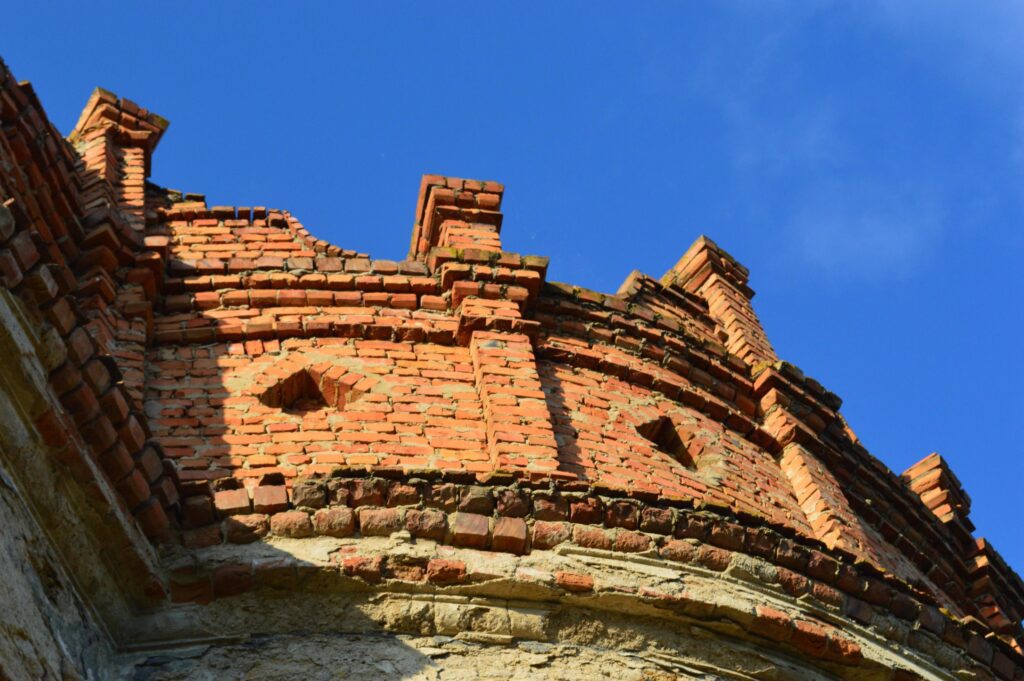 Architecture of an ancient castle Stock Free