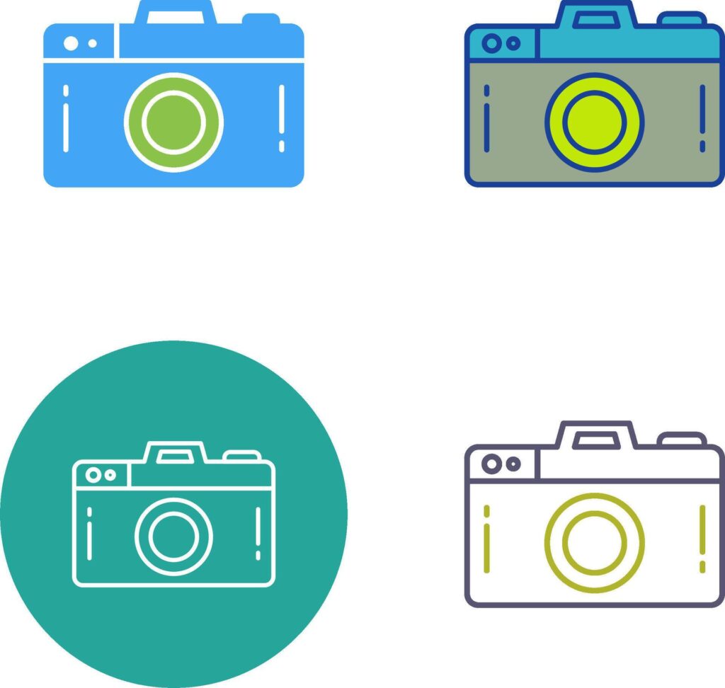 Camera Icon Design Stock Free