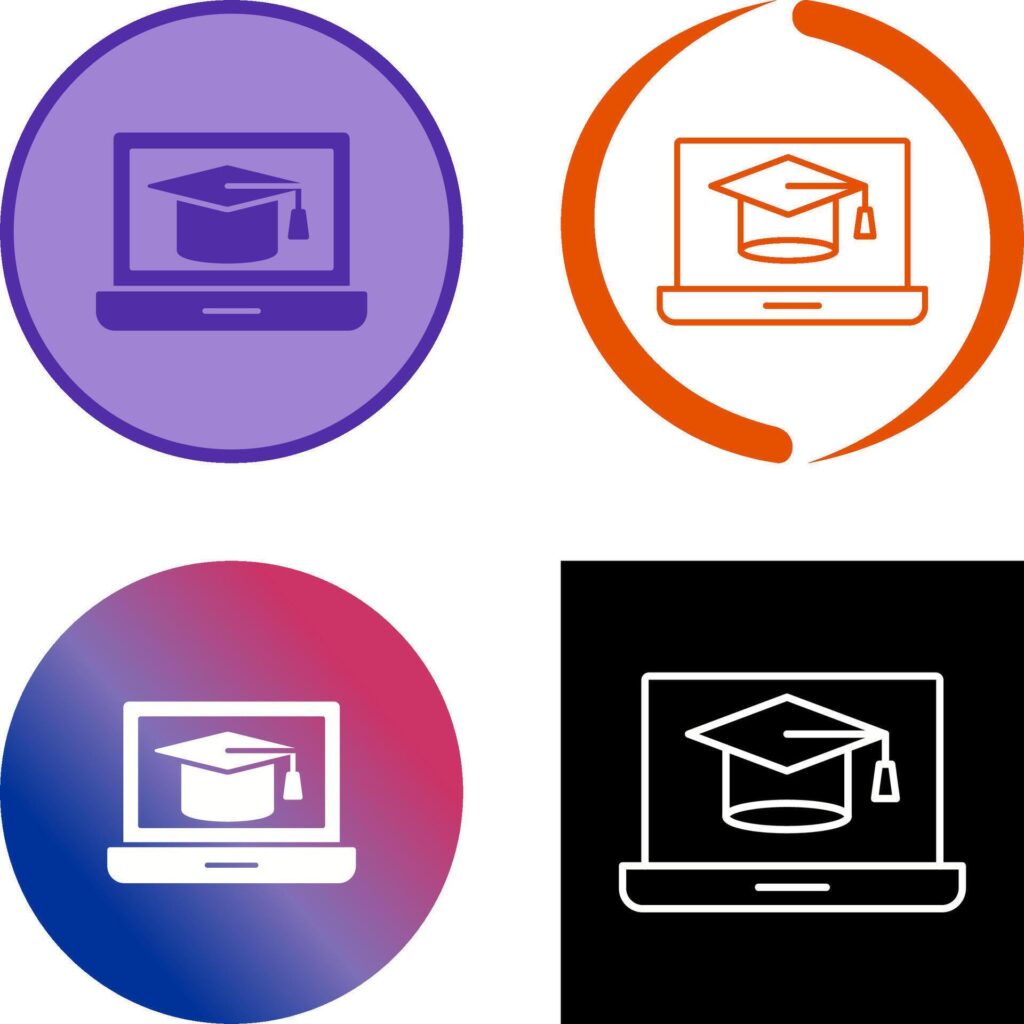 Graduation Hat Icon Design Stock Free