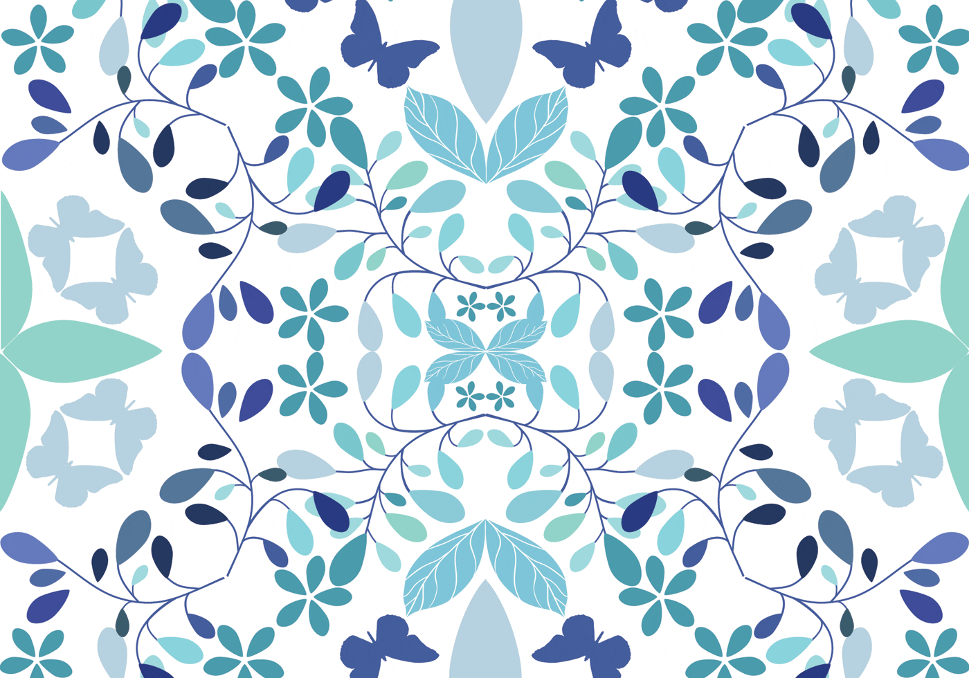 Seamless floral pattern background Free Vector and Free SVG