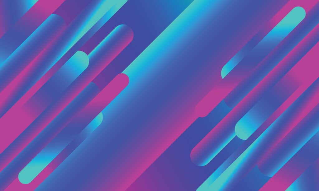 Abstract blue and pink gradient shapes rounded line background. Free Vector and Free SVG