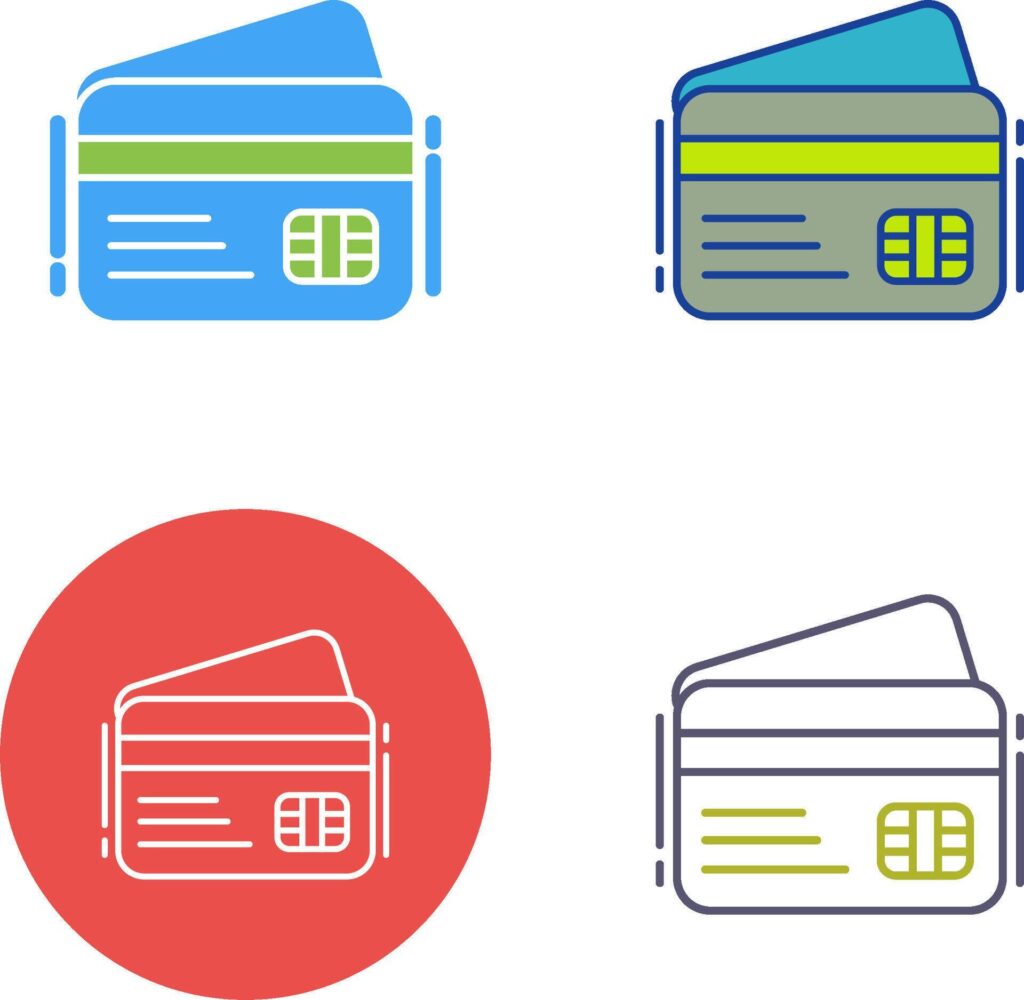 Credit Card Icon Design Stock Free