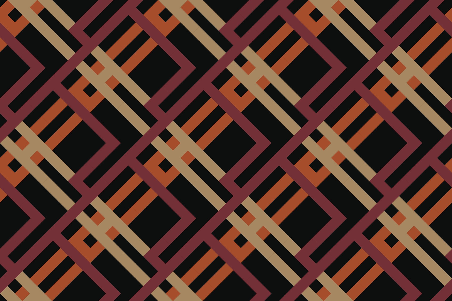 Geometric seamless pattern. Abstract geometric hexagonal graphic design. Seamless geometric pattern with vintage color. Free Vector