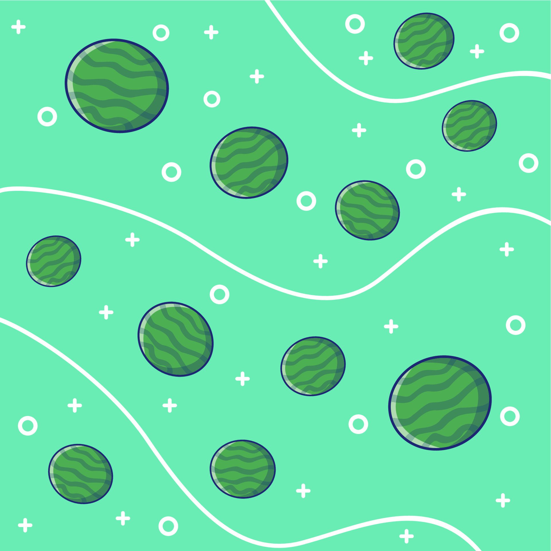 watermelon fruit motif background and curved lines Free Vector and Free SVG