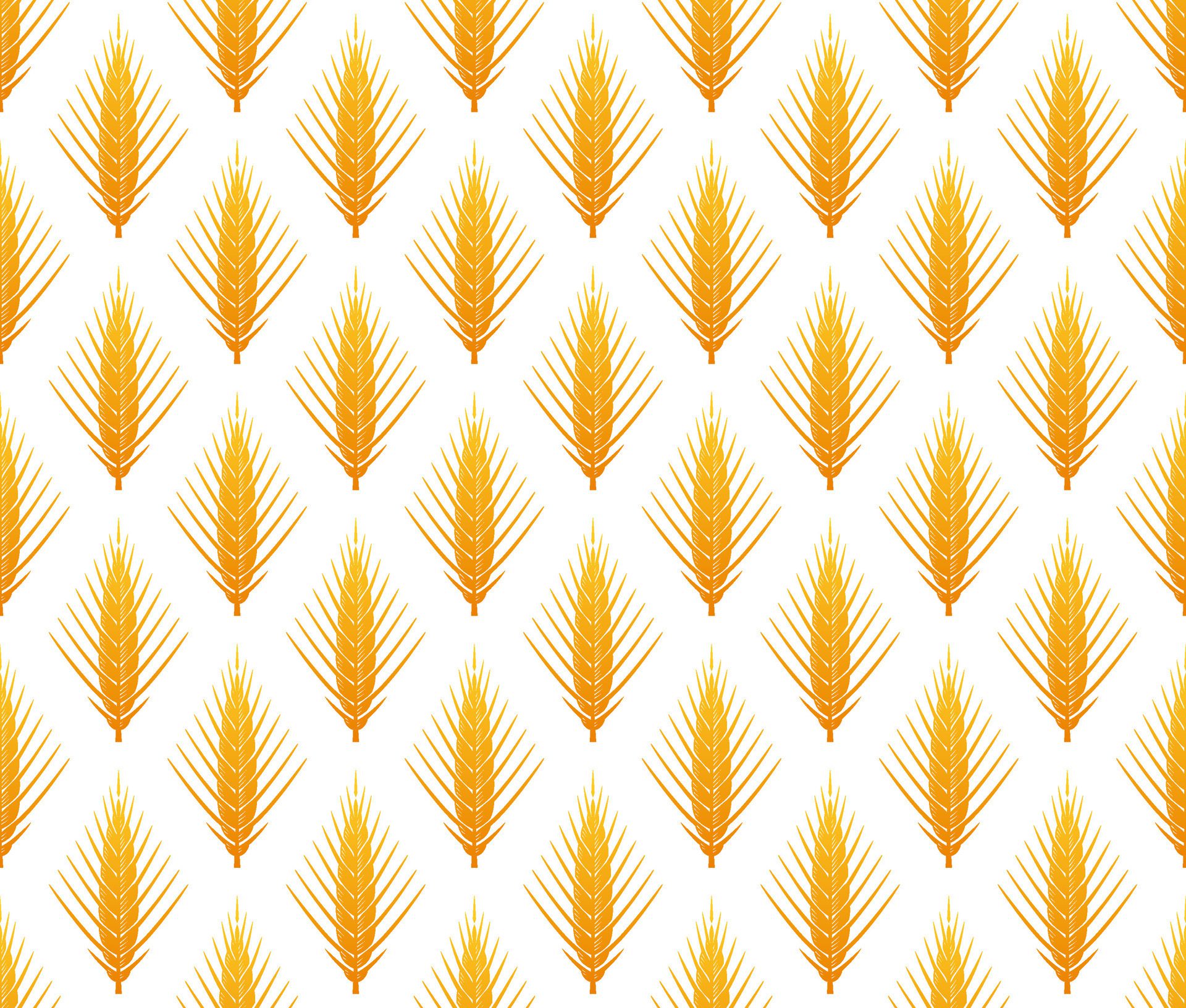 Cereal ears seamless pattern Free Vector