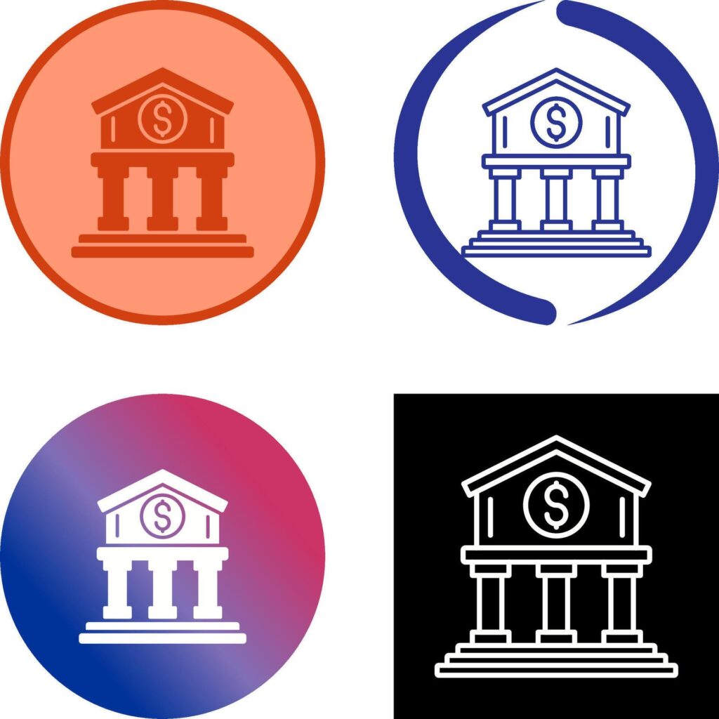 Bank Icon Design Stock Free