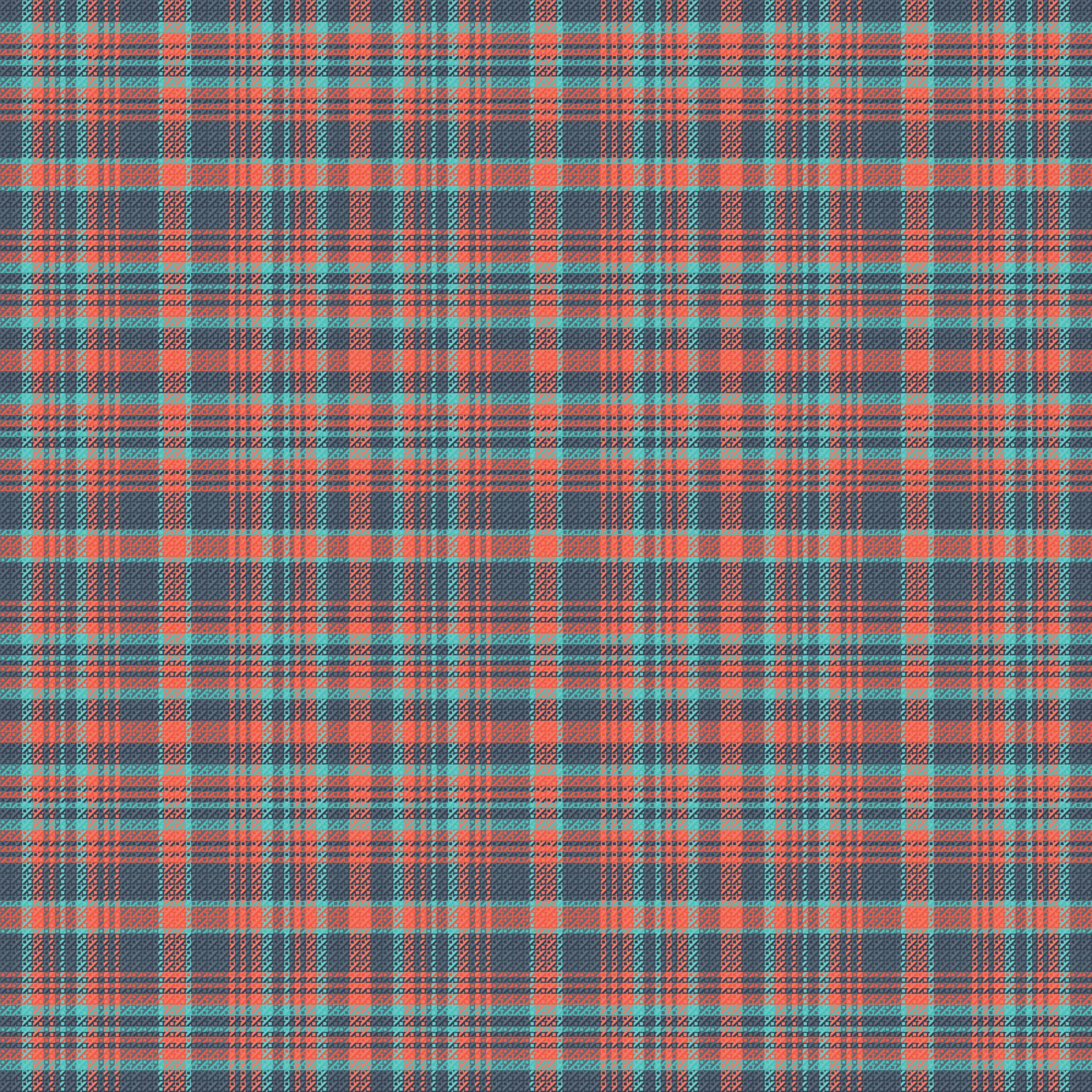 Tartan plaid pattern with texture and retro color. Free Vector