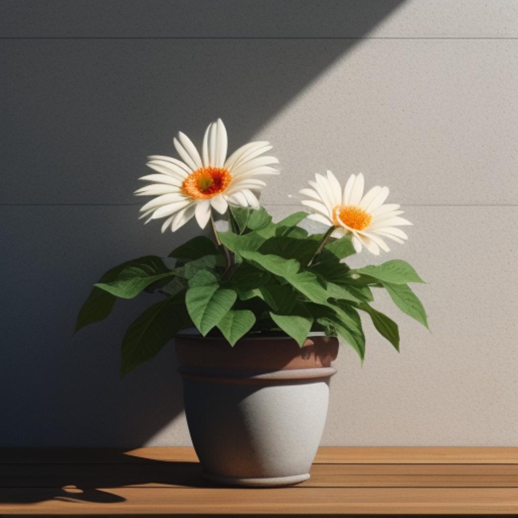 Flower in a pot by @ai_generated