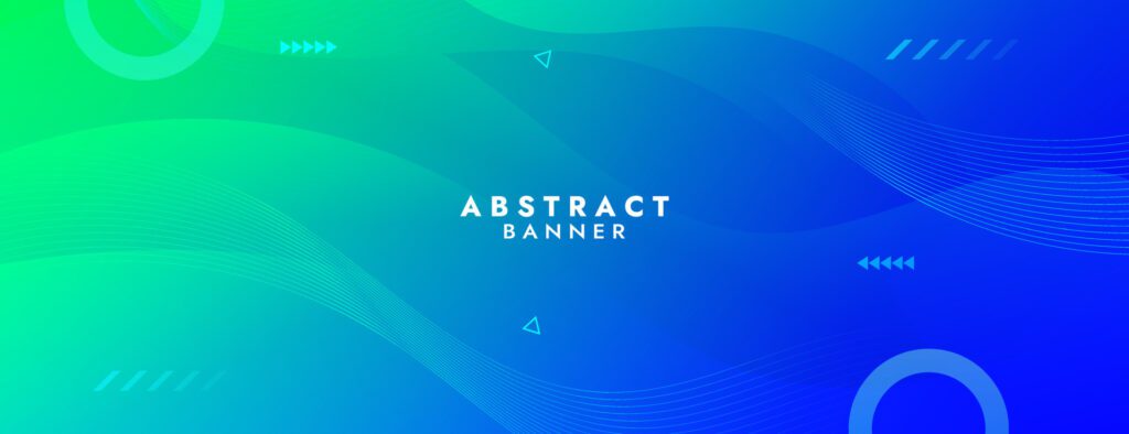 Abstract Blue Fluid Wave Banner Template Free Vector