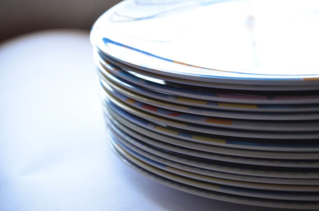 Stack Of Plates Stock Free