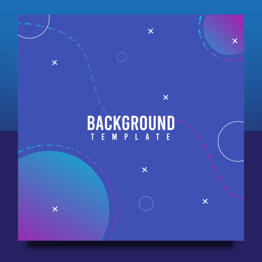 background design template, with blue and purple gradient design Free Vector