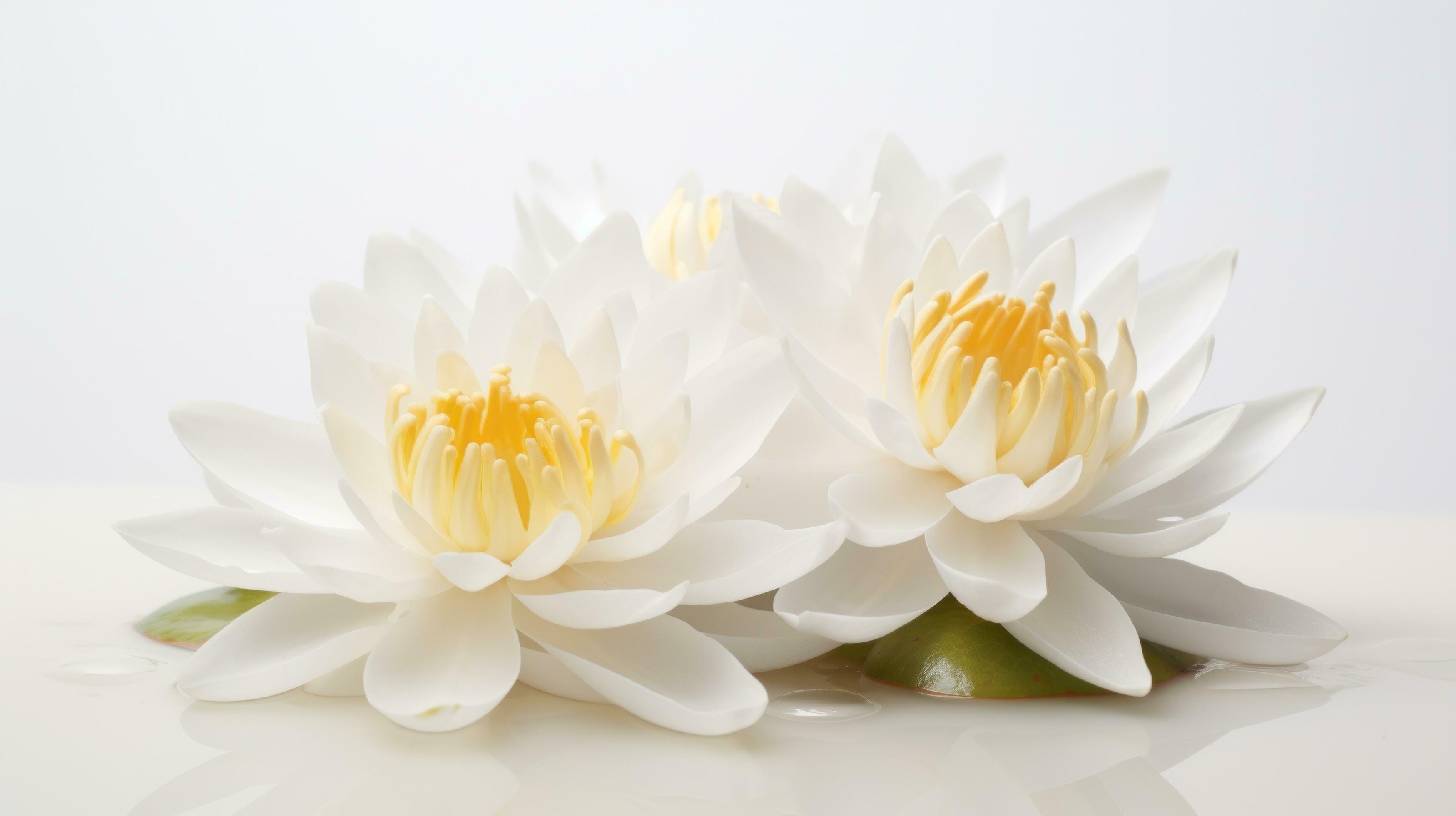 White lotus flower Stock Free