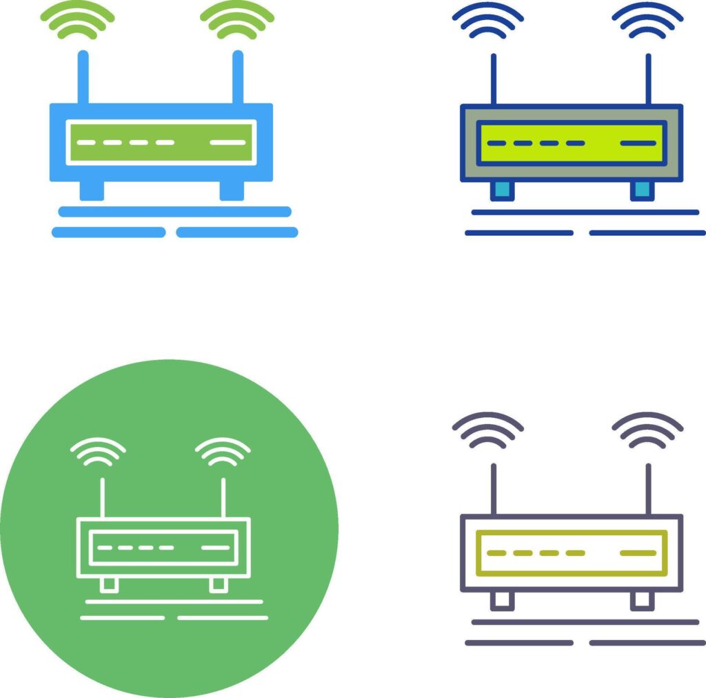 Wifi Signals Icon Design Stock Free