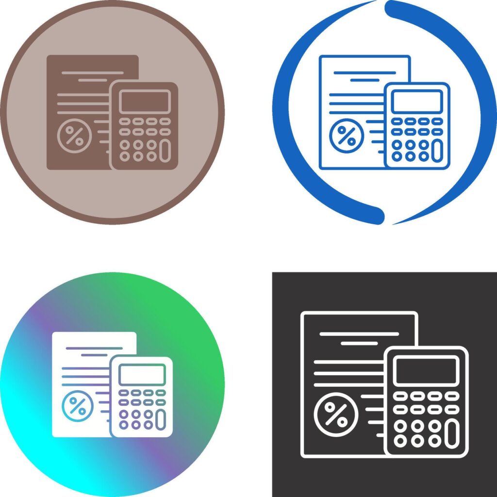 Tax Icon Design Stock Free