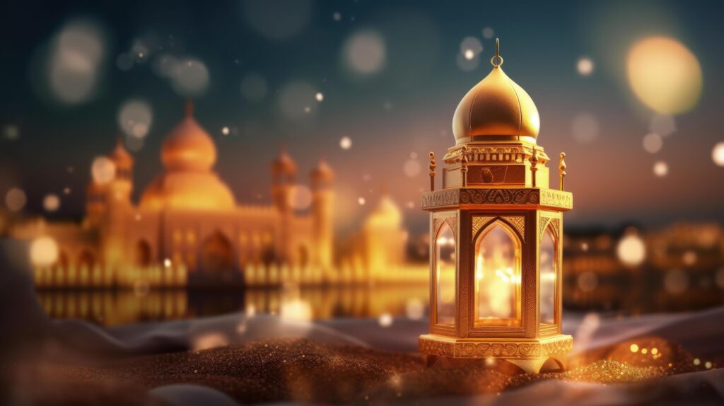 Ramadan Kareem Greeting card. Illustration Stock Free