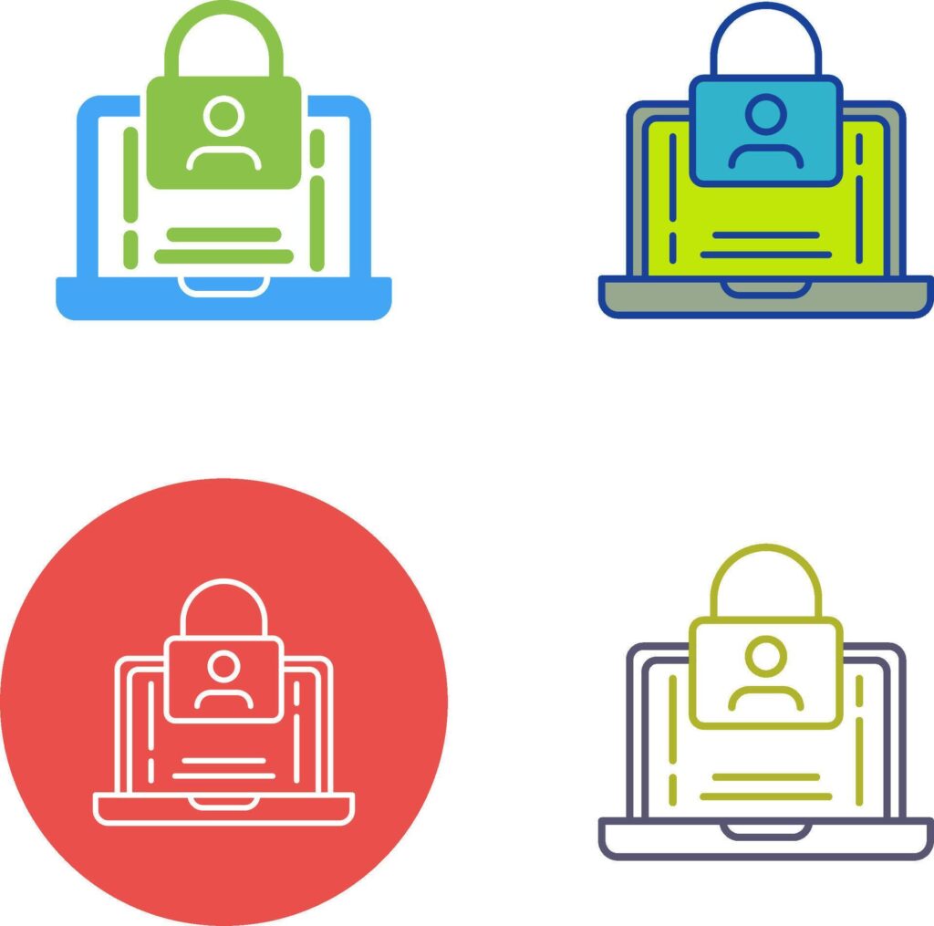 Authentication Icon Design Stock Free