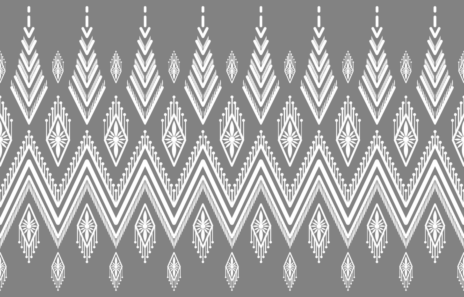 Abstract ethnic geometric pattern design for background or wallpaper. Free Vector