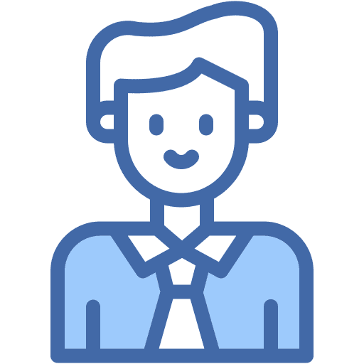 Casino, manager, businessman icon