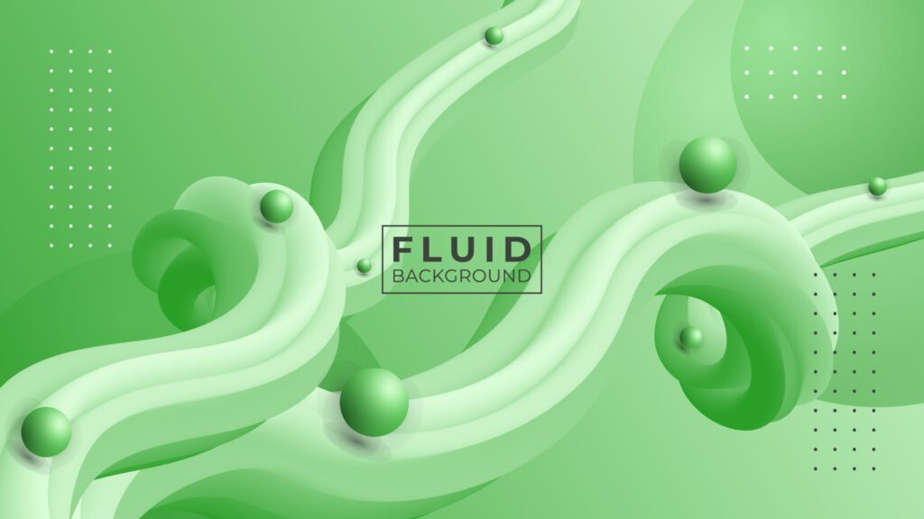 Gradient modern 3d fluid colorful abstract wavy background illustration. Free Vector