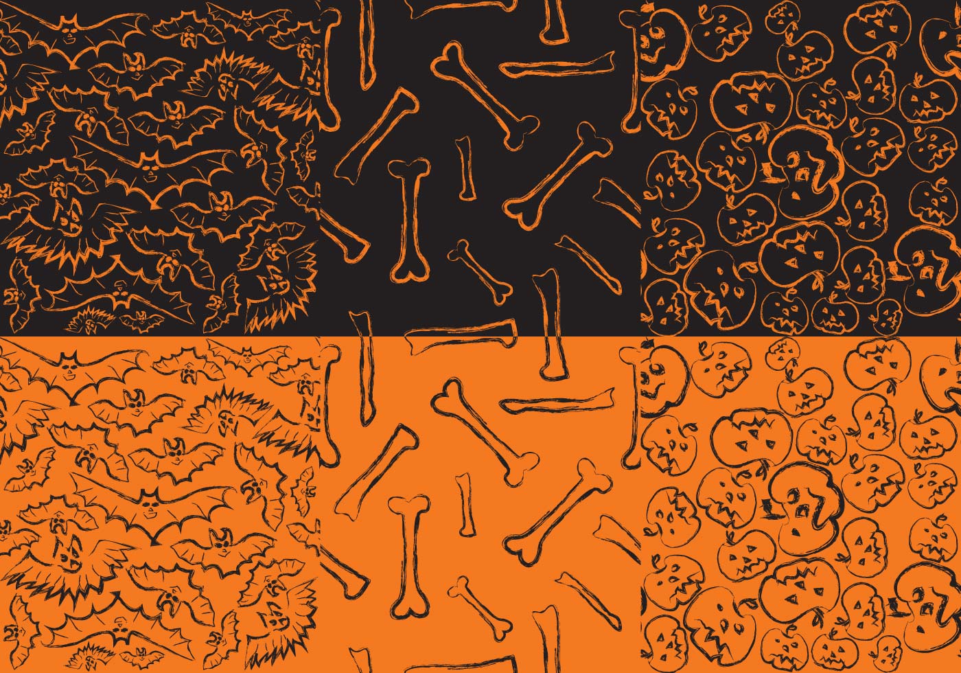 Halloween Patterns Free Vector and Free SVG