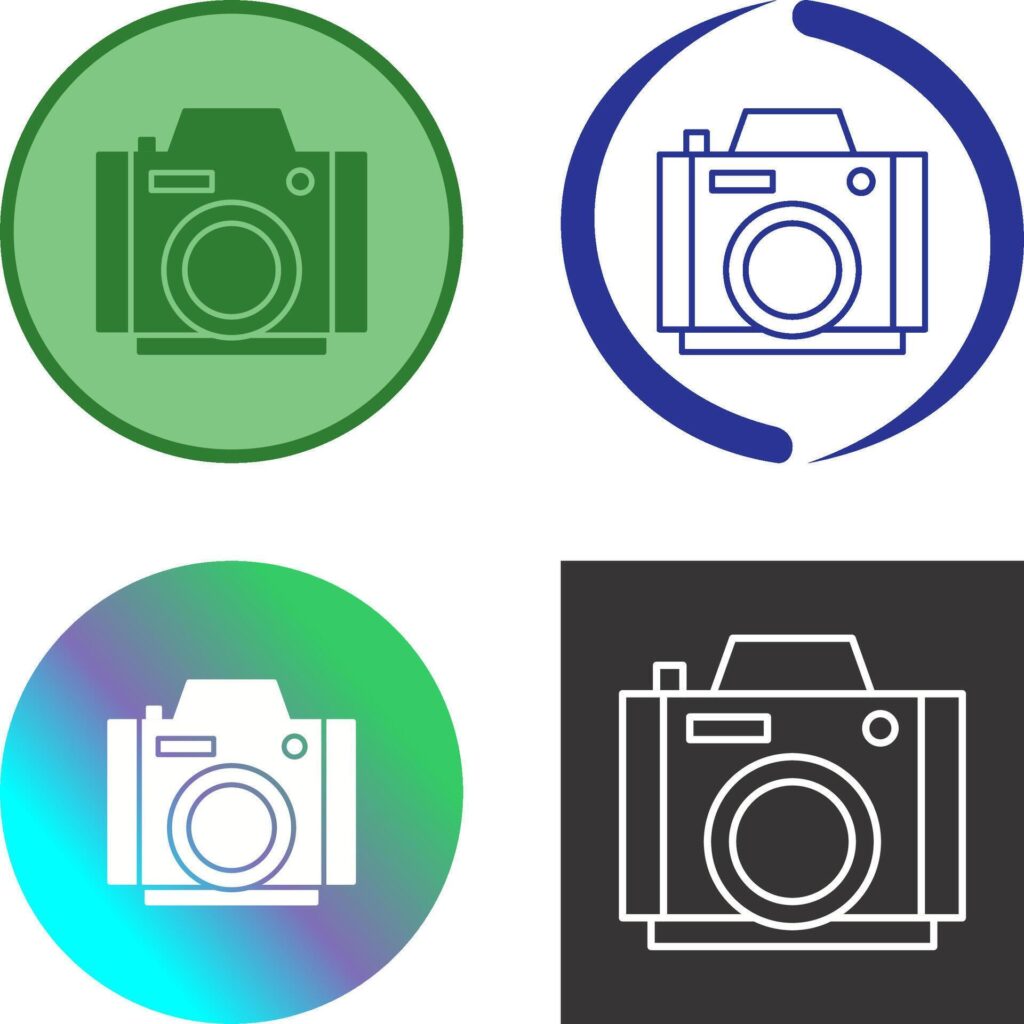 Photo Camera Icon Design Stock Free