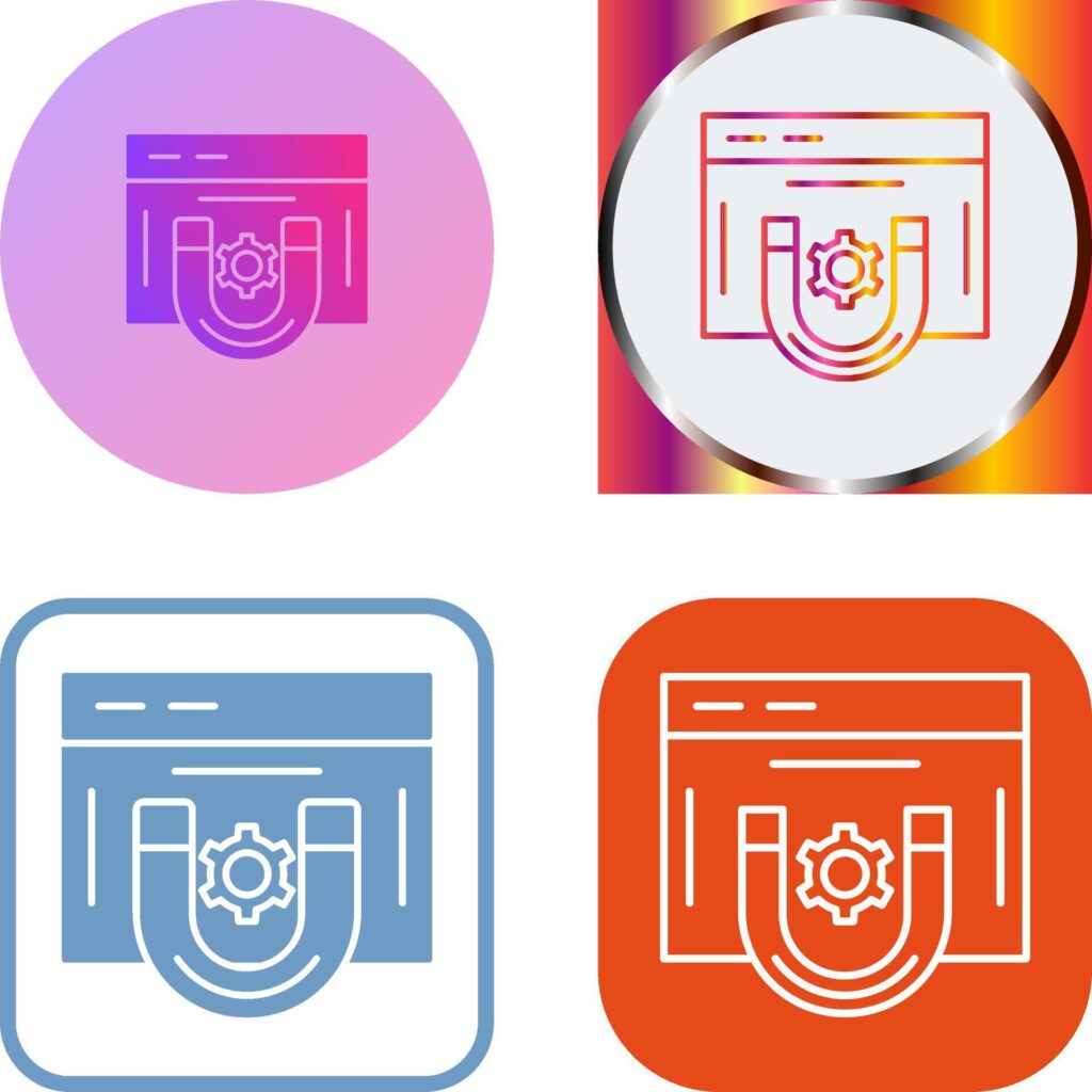 Magnet Icon Design Stock Free