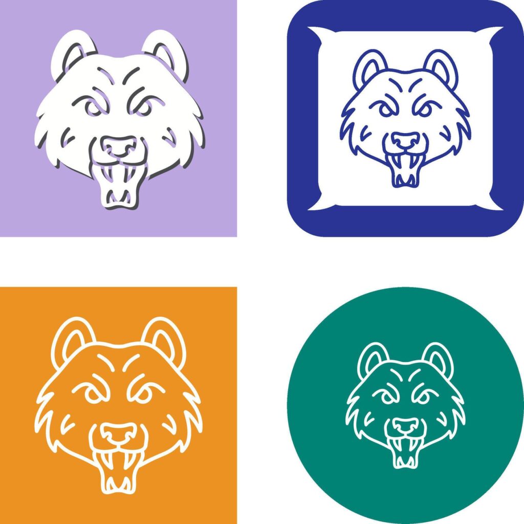 Bear Icon Design Stock Free