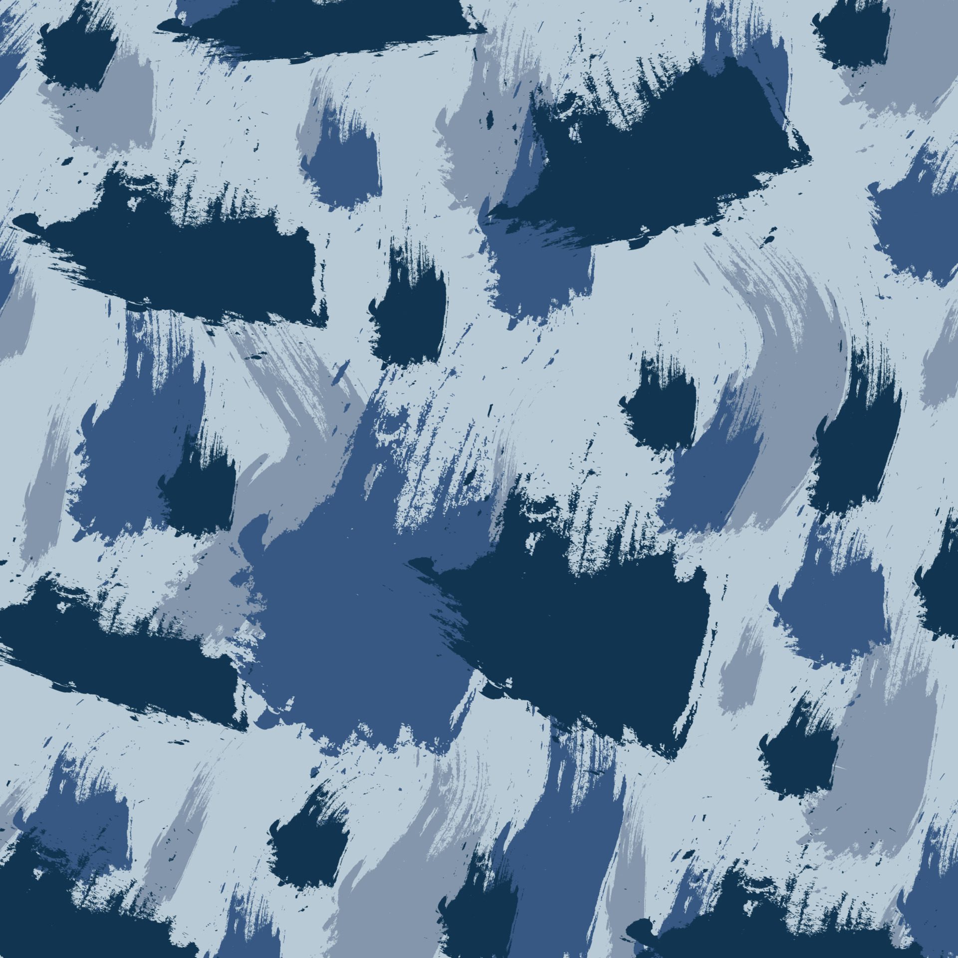 abstract brush art blue sea camouflage pattern army background Free Vector