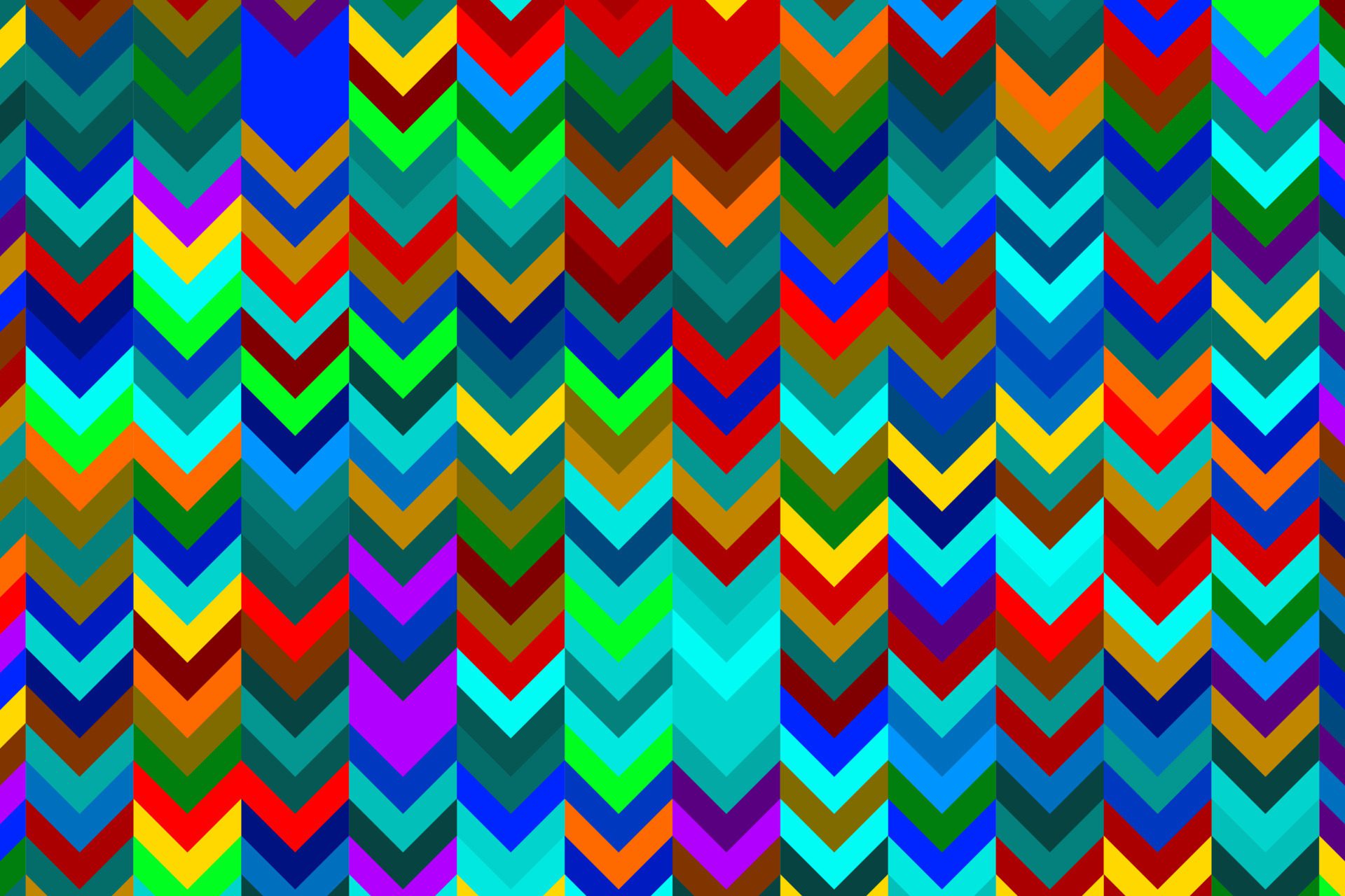 Bright colorful zig zag chevron lines seamless pattern Free Vector