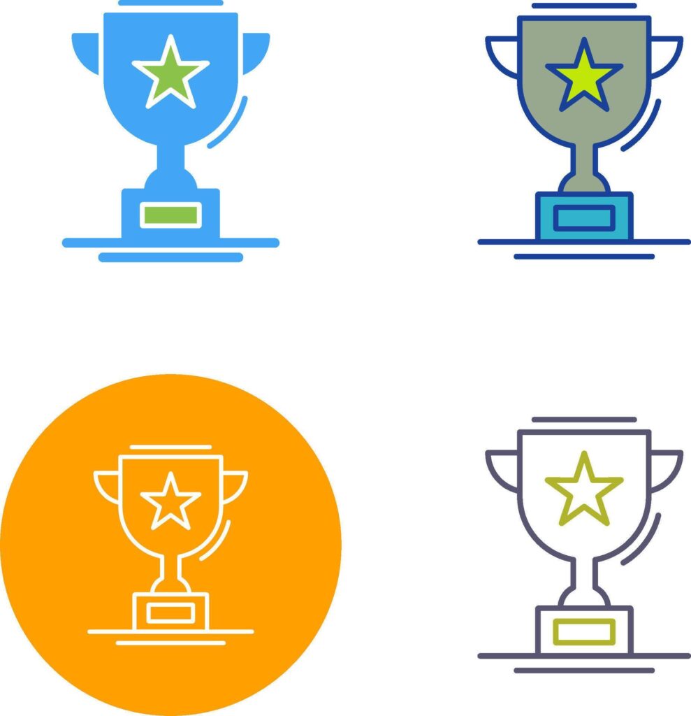 Trophy Icon Design Stock Free