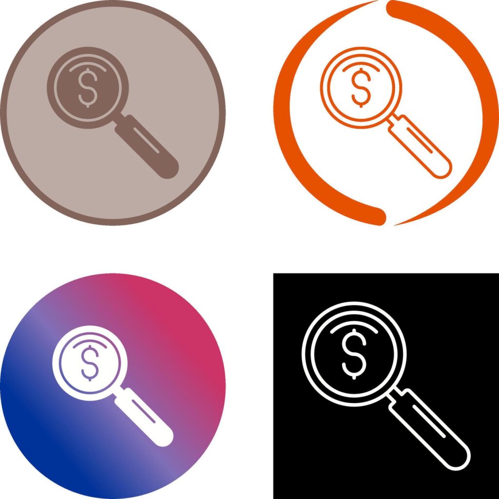 magnifier Icon Design Stock Free