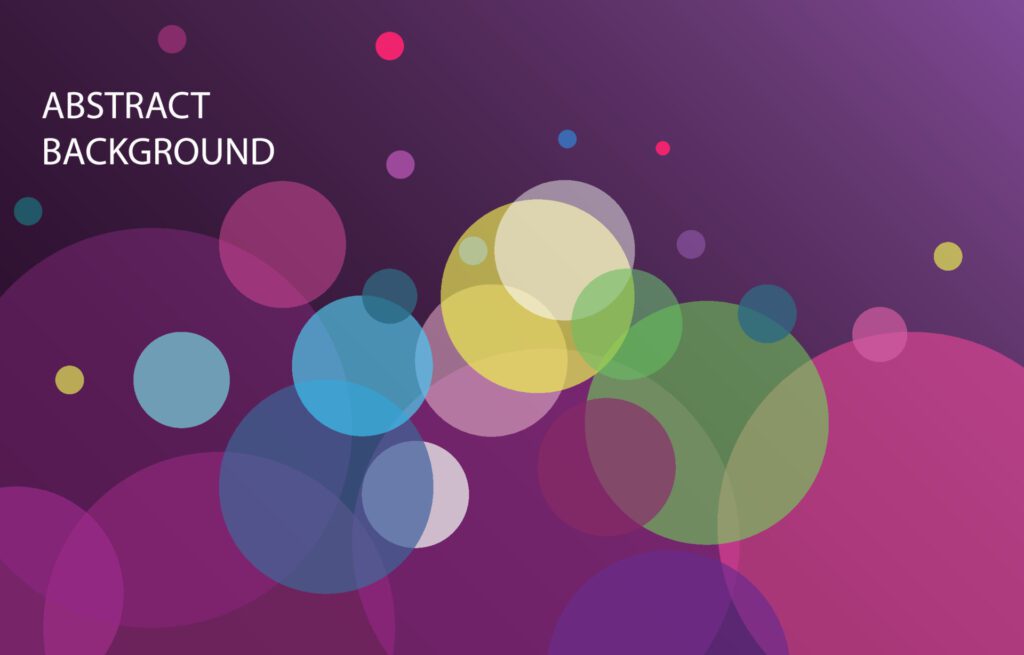 colorful circle background. abstract modern wallpaper for social media, web banner and presentation. Free Vector and Free SVG