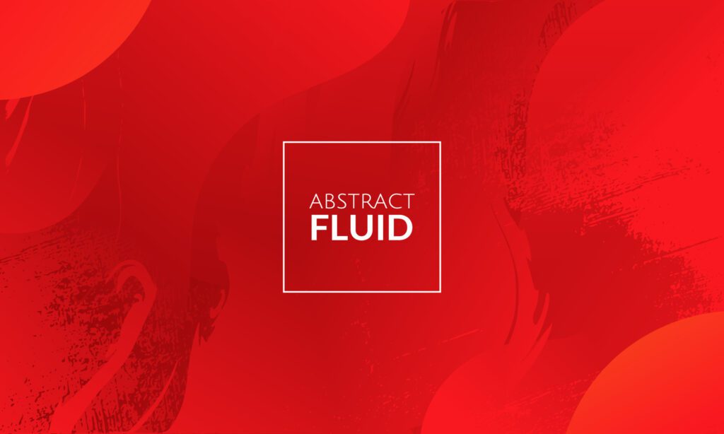 Abstract Red Fluid Wave Background Free Vector