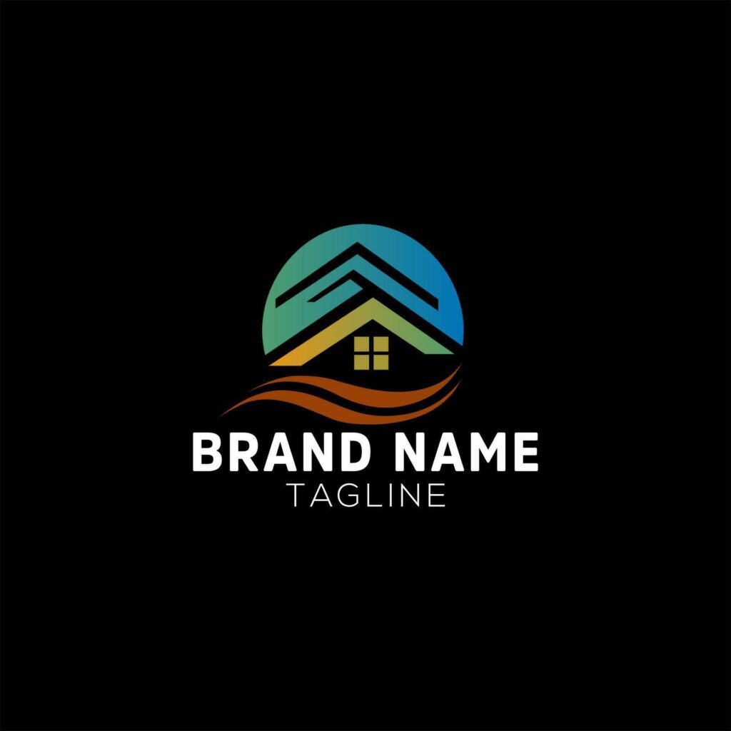 Real estate and home buildings logo design. Property and Construction logo design. Stock Free and Free SVG