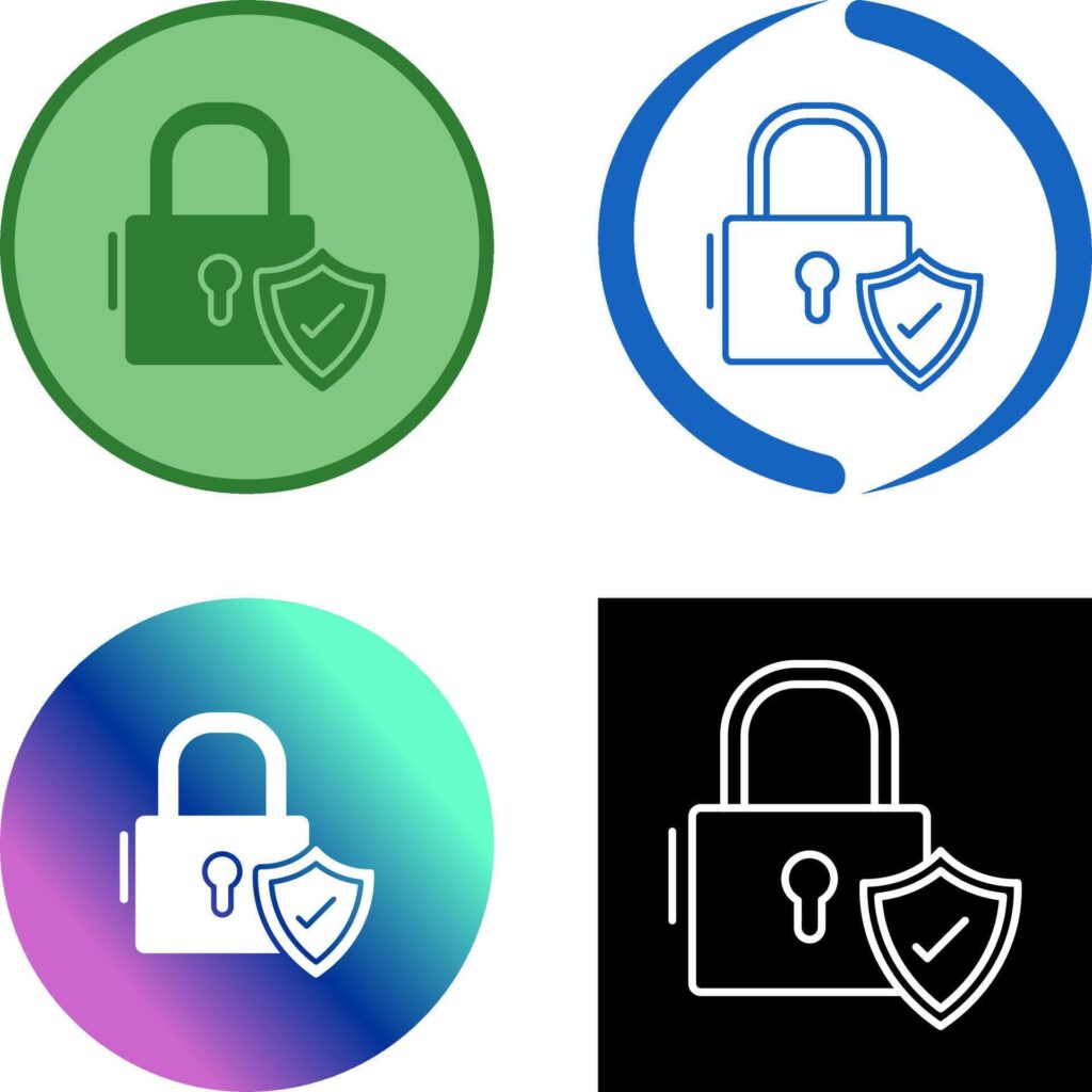 Secure Icon Design Stock Free