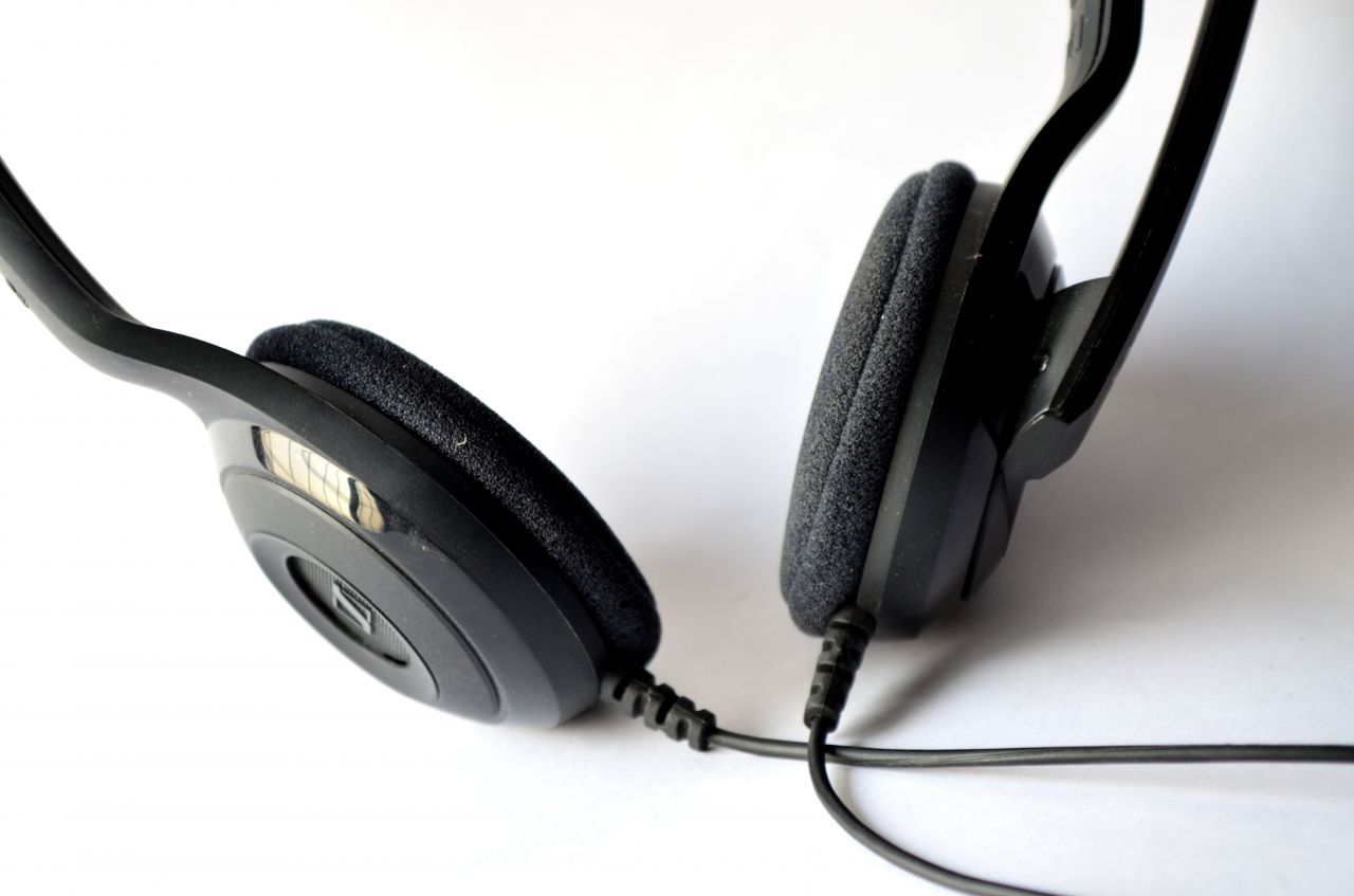 Headphones Closeup Stock Free